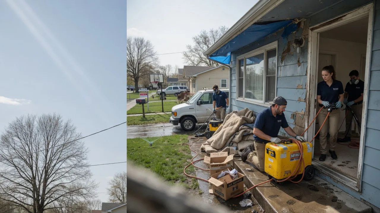 Basement Flood Cleanup in Stonefort, IL near me